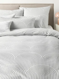Westwing Collection Baumwoll-Bettdeckenbezug Arcs