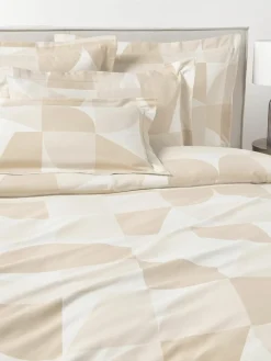 Westwing Collection Baumwoll-Bettdeckenbezug Elinor mit geometrischem Jacquard-Muster