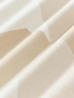 Westwing Collection Baumwoll-Betttuch Elinor mit geometrischem Muster