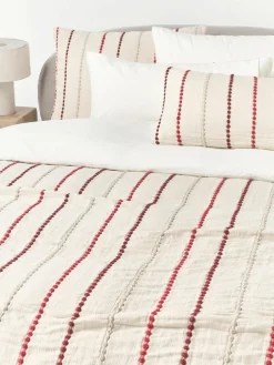 Westwing Collection Baumwollperkal-Bettdeckenbezug Arabella