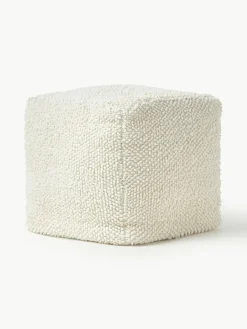 Westwing Collection Baumwoll-Pouf Indi