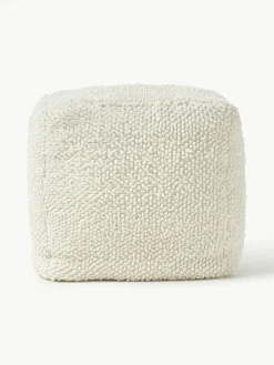 Westwing Collection Baumwoll-Pouf Indi