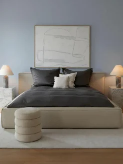 Westwing Collection Baumwollsatin-Bettdeckenbezug Premium