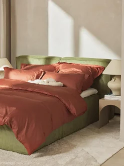 Westwing Collection Baumwollsatin-Bettdeckenbezug Premium