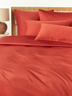 Westwing Collection Baumwollsatin-Bettdeckenbezug Comfort