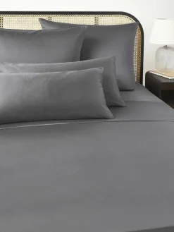 Westwing Collection Baumwollsatin-Betttuch Comfort