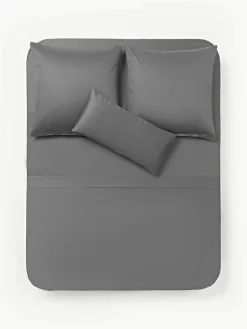 Westwing Collection Baumwollsatin-Betttuch Comfort