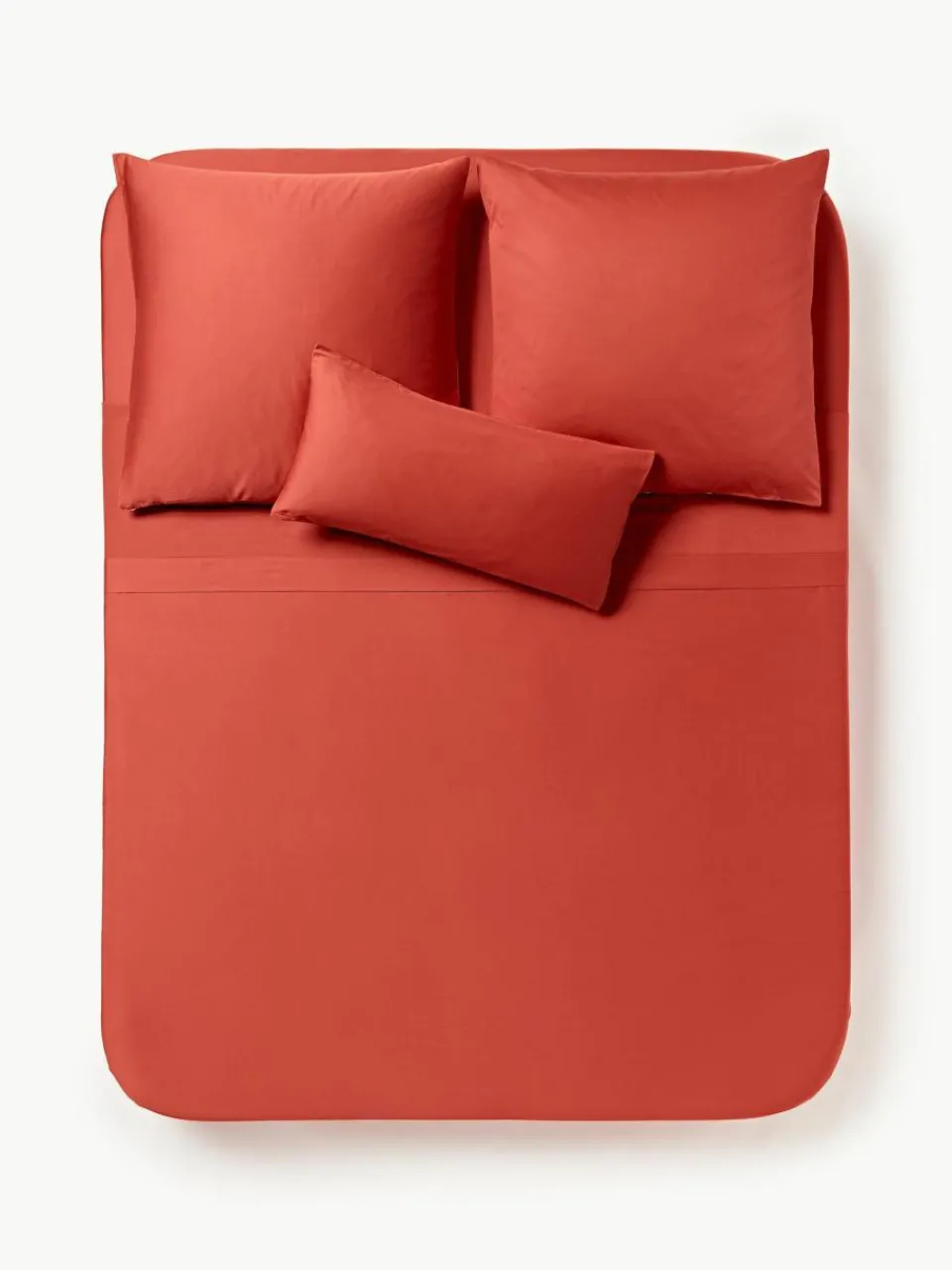 Westwing Collection Baumwollsatin-Betttuch Comfort