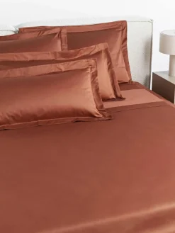 Westwing Collection Baumwollsatin-Betttuch Premium