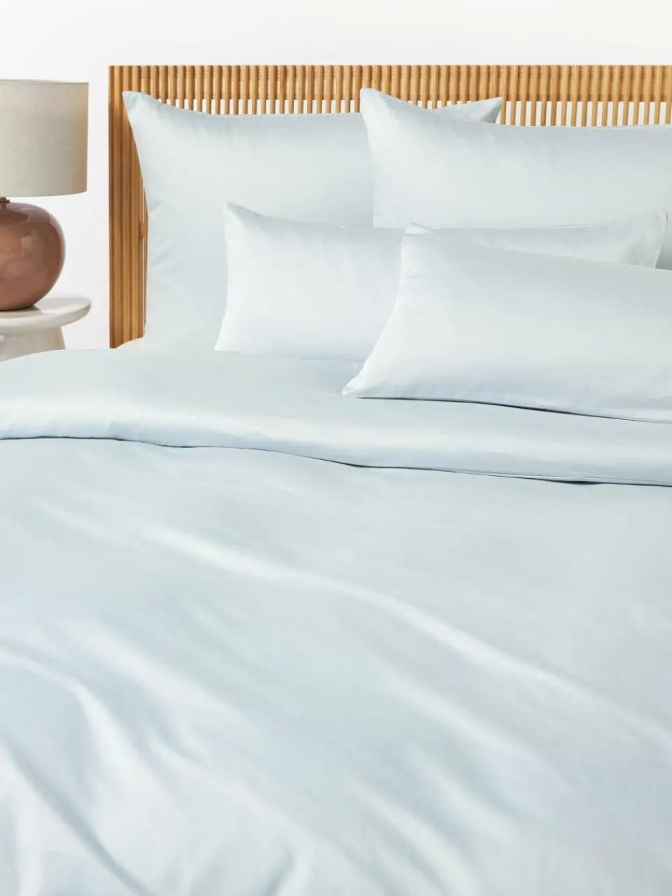 Westwing Collection Baumwollsatin-Kopfkissenbezug Comfort
