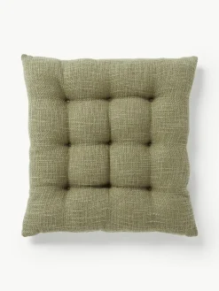 Westwing Collection Baumwoll-Sitzkissen Sasha