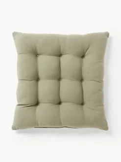 Westwing Collection Baumwoll-Sitzkissen Sasha