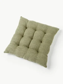 Westwing Collection Baumwoll-Sitzkissen Sasha