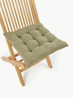 Westwing Collection Baumwoll-Sitzkissen Sasha