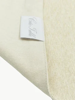 Cote Table Baumwoll-Tischläufer Vialactea mit goldfarbenem Dekor