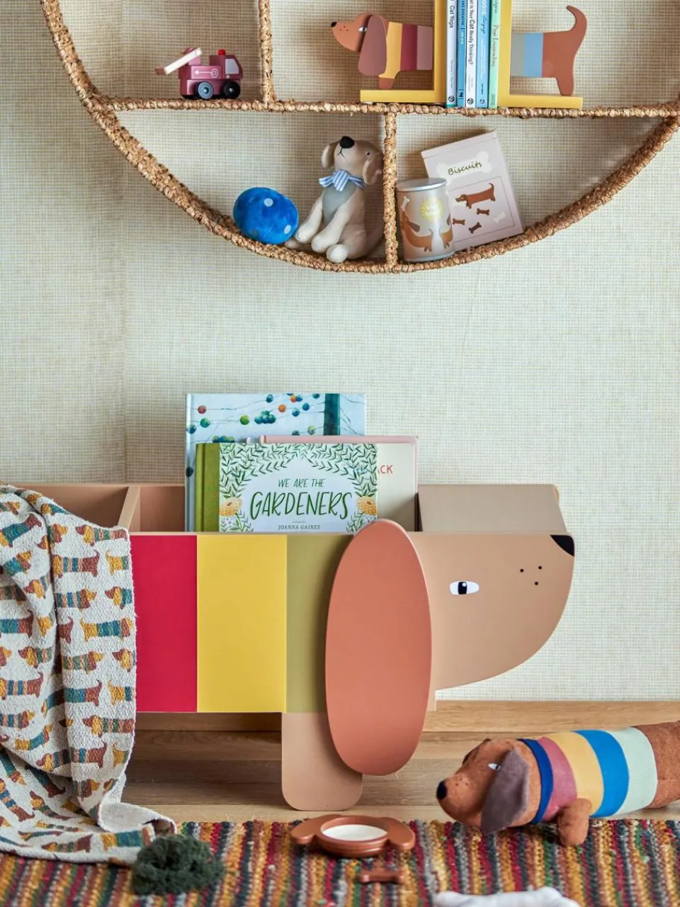 Kinder Bloomingville mini Bücherständer Charlie aus Holz