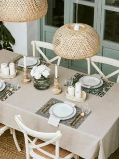 Villa D'Este Home Tivoli Beidseitig bedruckte Tischsets Marrakesch Doubleface, 6er-Set