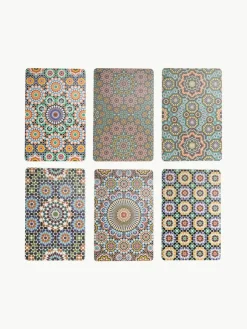 Villa D'Este Home Tivoli Beidseitig bedruckte Tischsets Marrakesch Doubleface, 6er-Set
