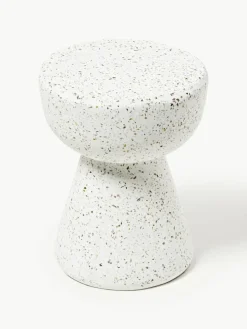 HKLIVING Beistelltisch Lars mit Terrazzo-Muster