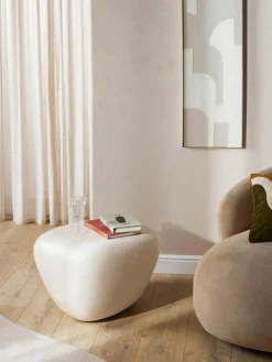 Westwing Collection Beistelltisch Pietra in organischer Form