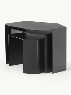 ferm LIVING Beistelltische Shard in organischer Form, 3er-Set