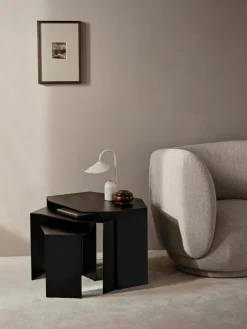 ferm LIVING Beistelltische Shard in organischer Form, 3er-Set