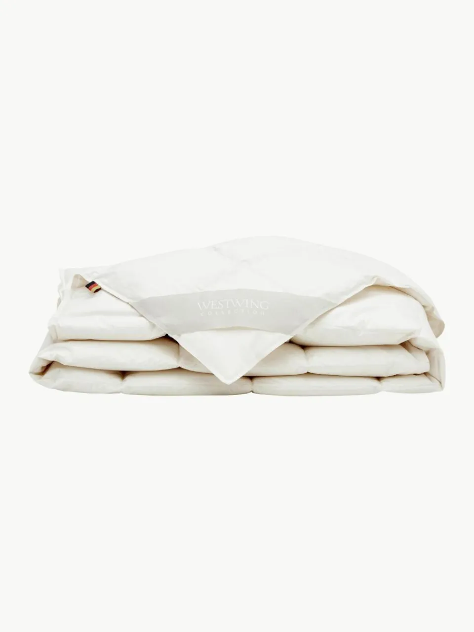Westwing Collection Bettdecke Premium aus Bio-Daunen und Bio-Baumwolle,