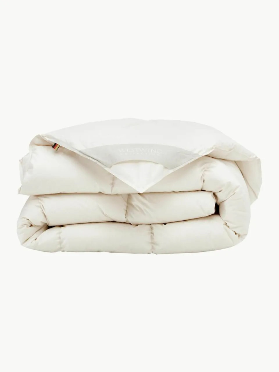 Westwing Collection Bettdecke Premium aus Bio-Daunen und Bio-Baumwolle,