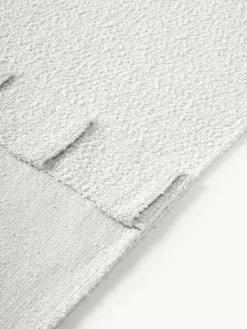 Westwing Collection Blickdichte Bouclé-Vorhänge Bellamie mit Tunnelsaum