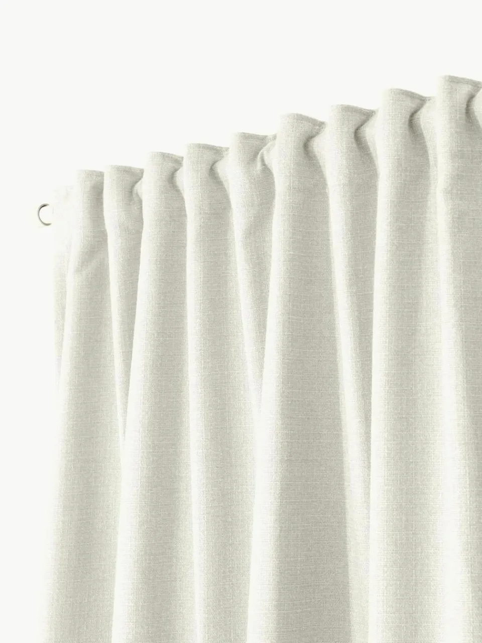 Westwing Collection Blickdichter Vorhang Jensen mit Multiband, 2 Stück