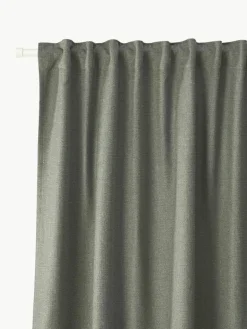 Westwing Collection Blickdichter Vorhang Jensen mit Multiband, 2 Stück