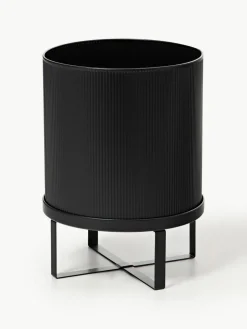 ferm LIVING Blumentopf Bau mit geriffelter Oberfläche, H 38 cm
