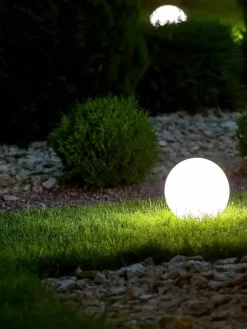 Westwing Bodenleuchte Ball mit Stecker
