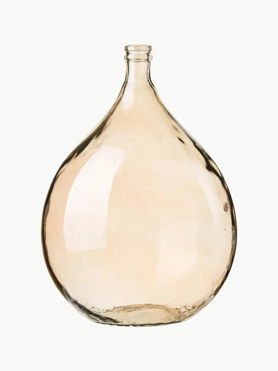 Westwing Bodenvase Drop aus Glas, H 56 cm