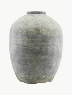 House Doctor Bodenvase Rustik aus Beton, H 47 cm
