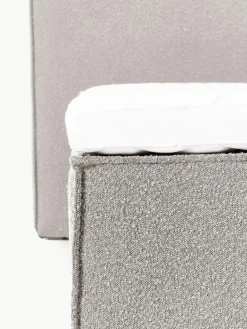 Westwing Collection Bouclé-Boxspringbett Lennon