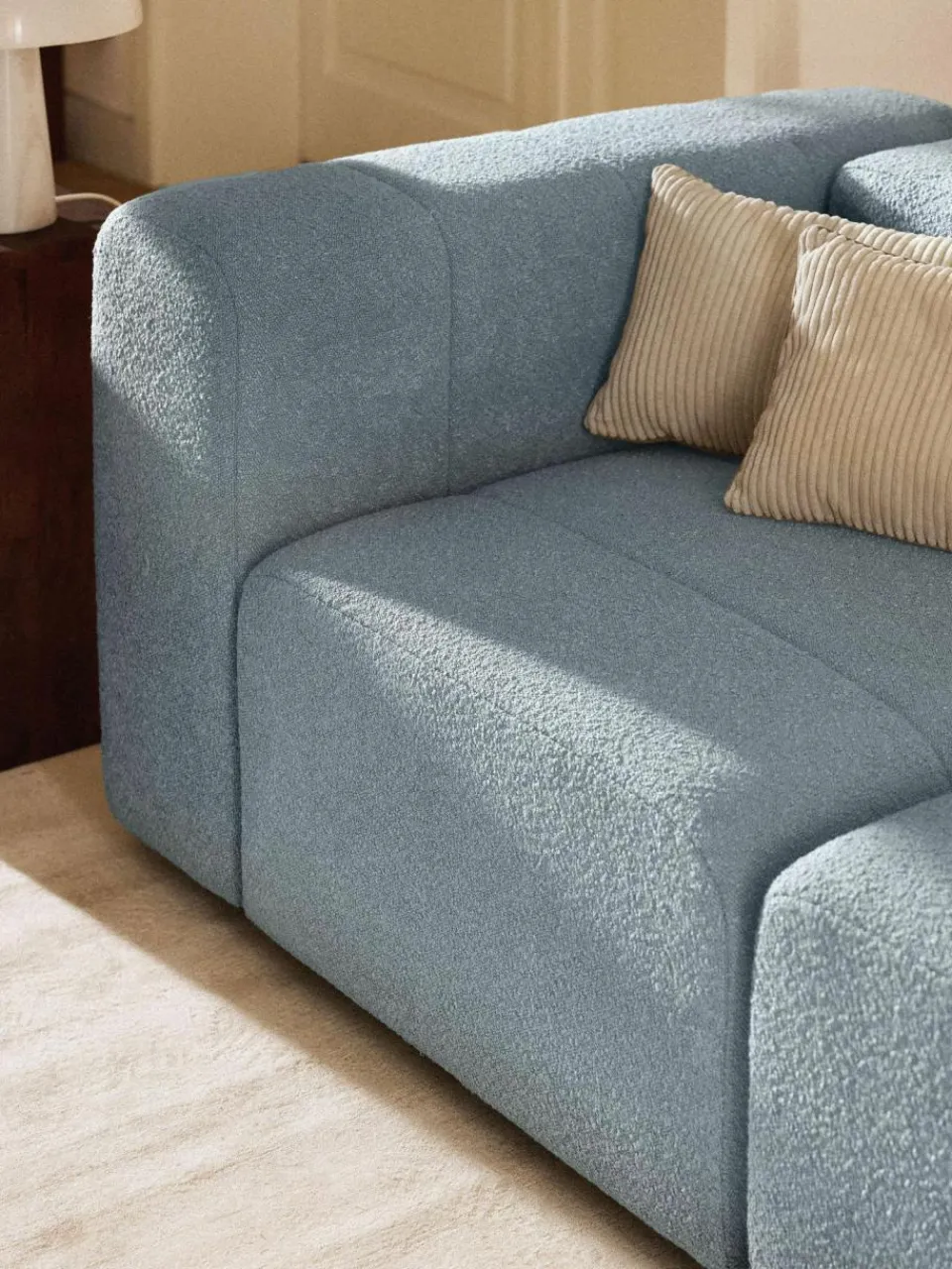 Westwing Collection Bouclé-Eckmodul Lena