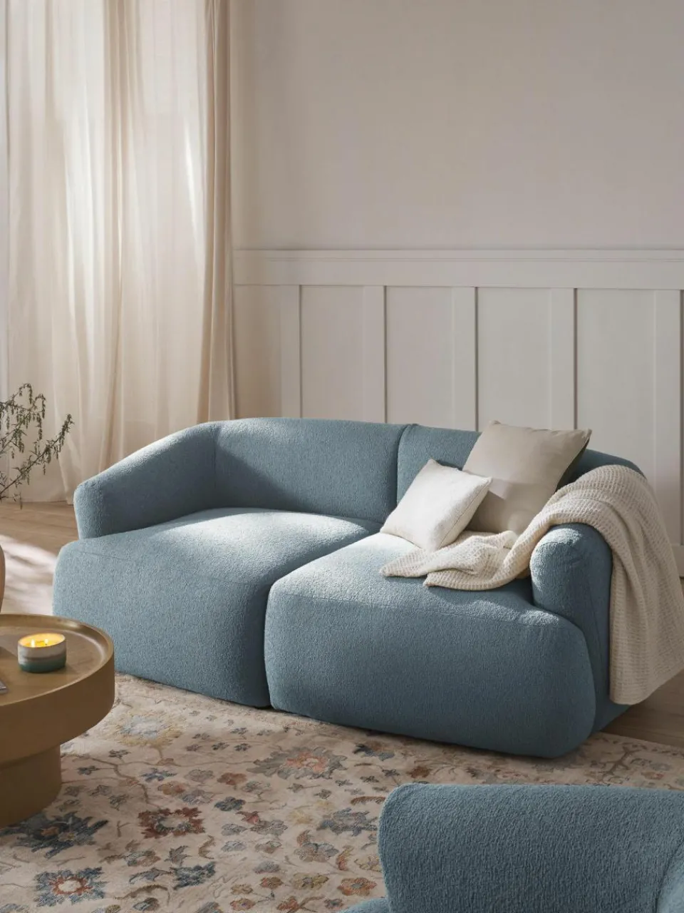 Westwing Collection Bouclé-Eckmodul Sofia