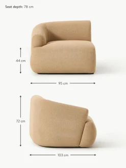 Westwing Collection Bouclé-Eckmodul Sofia