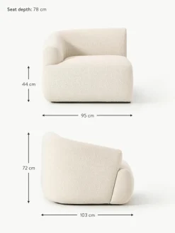 Westwing Collection Bouclé-Eckmodul Sofia