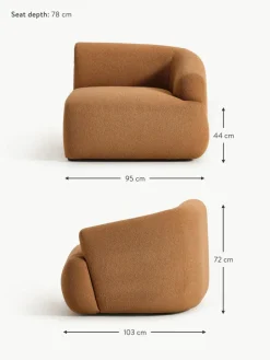 Westwing Collection Bouclé-Eckmodul Sofia