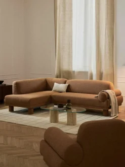 Westwing Collection Bouclé-Ecksofa Lilo