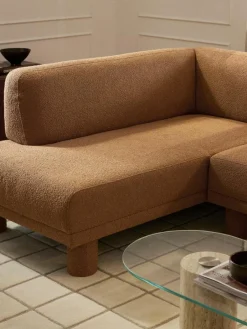 Westwing Collection Bouclé-Ecksofa Lilo