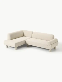 Westwing Collection Bouclé-Ecksofa Lilo
