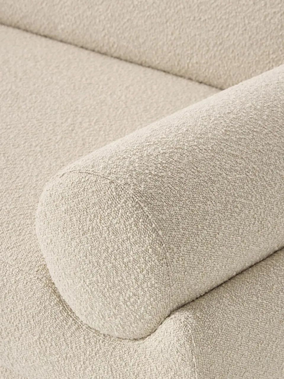 Westwing Collection Bouclé-Ecksofa Lilo