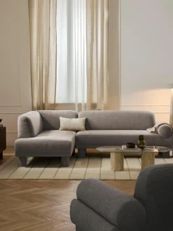 Westwing Collection Bouclé-Ecksofa Lilo