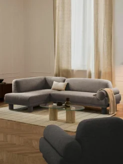 Westwing Collection Bouclé-Ecksofa Lilo