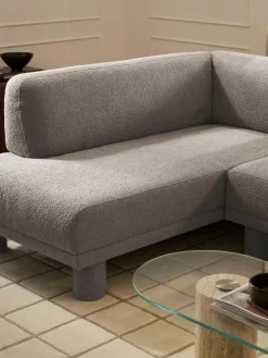 Westwing Collection Bouclé-Ecksofa Lilo