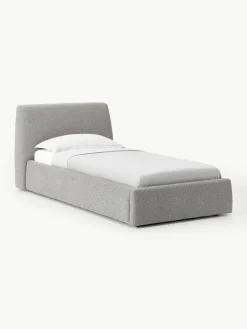 Westwing Collection Bouclé-Einzelbett Cloud