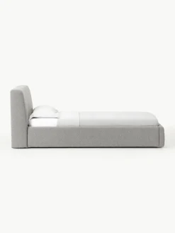 Westwing Collection Bouclé-Einzelbett Cloud
